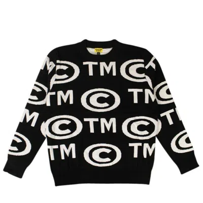 Chinatown Market Knit 'trade Mark' Sweater - Multi In Black