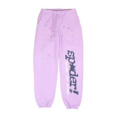 Sp5der Sweatpants In Purple