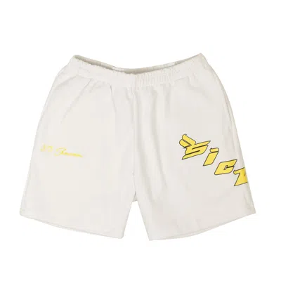 Sicko Sick� X 375 Shorts - White/yellow