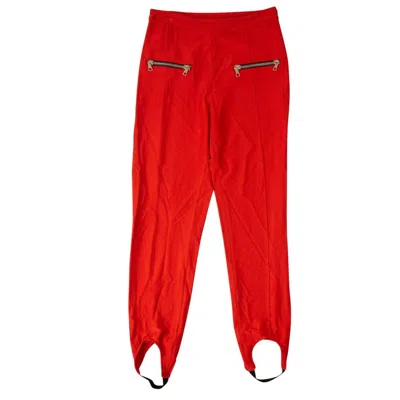 Ben Taverniti Unravel Project Slim Fit Stirrup Pants - Red