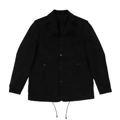 Tim Coppens Cotton Virgin Wool Coach Jacket In Black