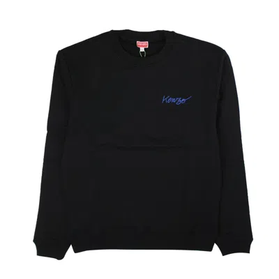 Kenzo Flower Sweatshirt In Black
