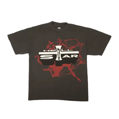 Hellstar Studios Grey Path To Paradise Short Sleeve T-shirt