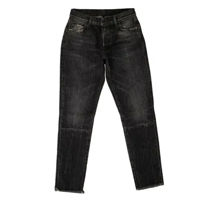 Ben Taverniti Unravel Project Moonwash High Waisted Jeans Pants - Black