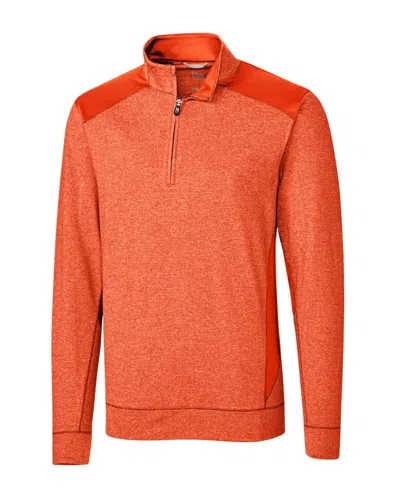 Cutter & Buck Men's Shoreline Color Block Jacket In Orange