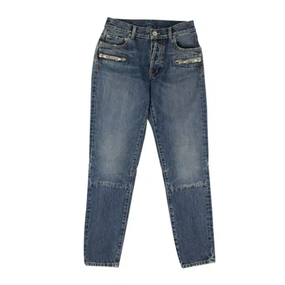 Ben Taverniti Unravel Project Zipped Jeans Pants - Blue