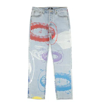 Msfts Rep Straight Jeans - Blue/multi