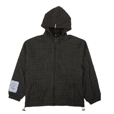 Mcq By Alexander Mcqueen Mcq Plaid Casual Check Neo Windbreaker Jacket - Gray In Grey