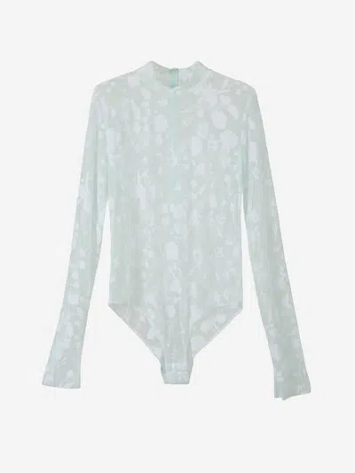 Givenchy Semitransparent Body Top In Long Sleeve