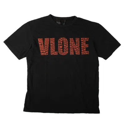Vlone Skull T-shirt - Black In Brown