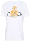 Vivienne Westwood Orb Logo T-shirt In Weiss