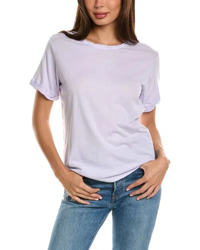 Michael Stars Sloan T-shirt In Purple