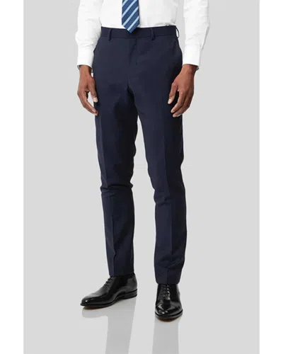 Charles Tyrwhitt Slim Fit Contemporary Suit Wool Trouser In Navy