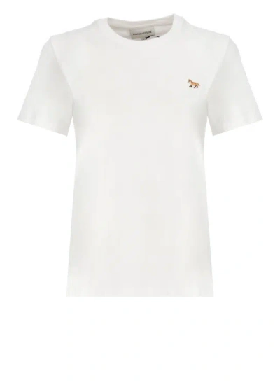 Maison Kitsuné T-shirt With Logo In White