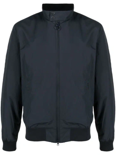 Barbour Royston Bomber Jacket In Blue
