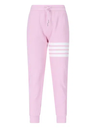 Thom Browne Trousers In Pink