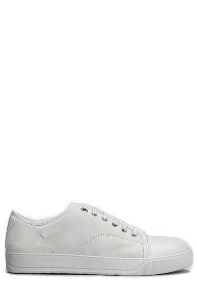 Lanvin Dbb1 Suede Sneakers In Grey