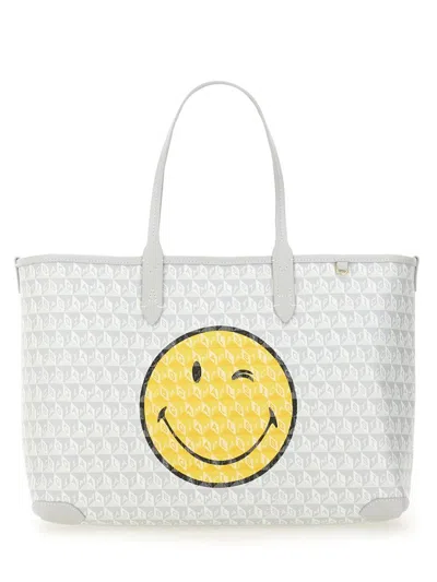 Anya Hindmarch I Am A Plastic Bag Wink Small Tote Bag In Multi