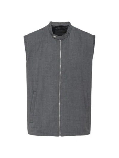 Prada Wool Vest In Grey