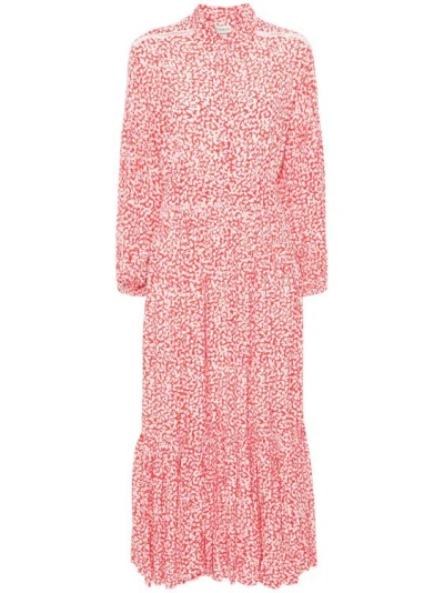 Evarae Sienna Midi Dress In Pink