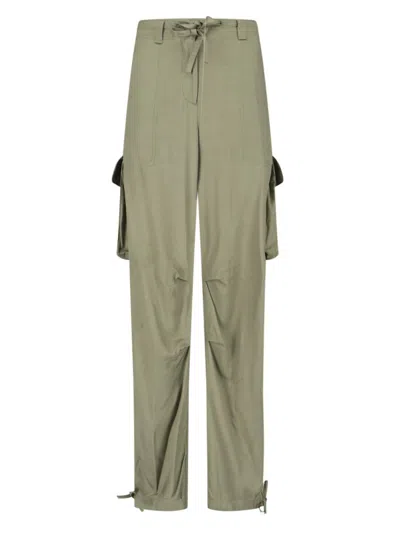 Golden Goose Trousers In Green