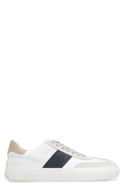 Tod's Leather Low-top Sneakers In White