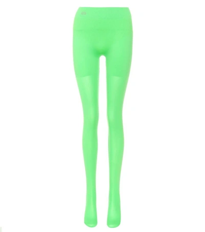 Balenciaga Opaque Tights In Green