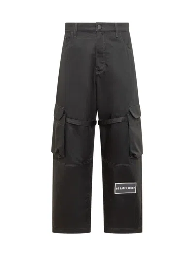 M44 Label Group 44 Label Group Cargo Pants In Black