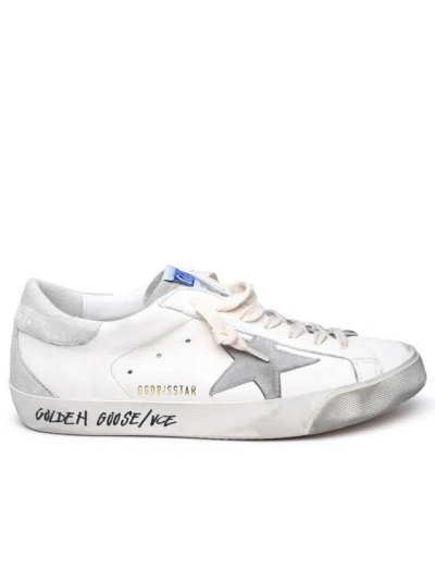 Golden Goose White Leather Sneakers