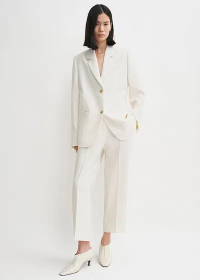 Totême Tailored Suit Jacket Off White