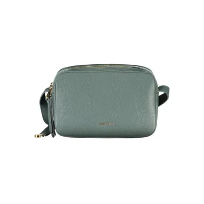 Coccinelle Green Leather Handbag In Blue
