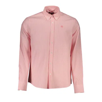 North Sails Pink Cotton Shirt In Red