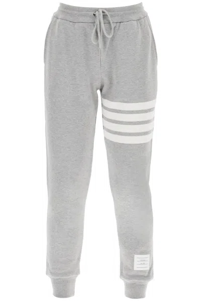 Thom Browne 4-bar Sweatpants In Grey