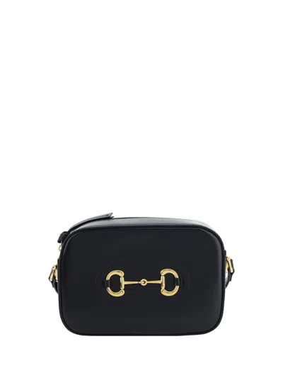 Gucci Small Horsebit 1955 Shoulder Bag In Black
