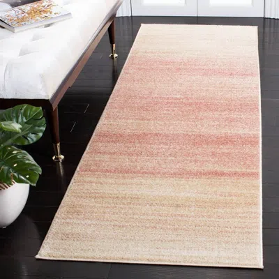 Safavieh Adirondack Collection Adr142u Power Loomed Pink / Ivory Rug In Multi