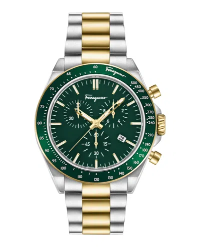 Ferragamo Urban Chrono Bracelet Watch In Multi