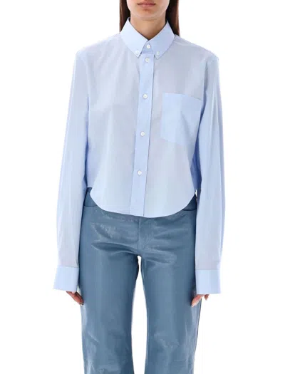 Marni Cropped Shirt In Blue