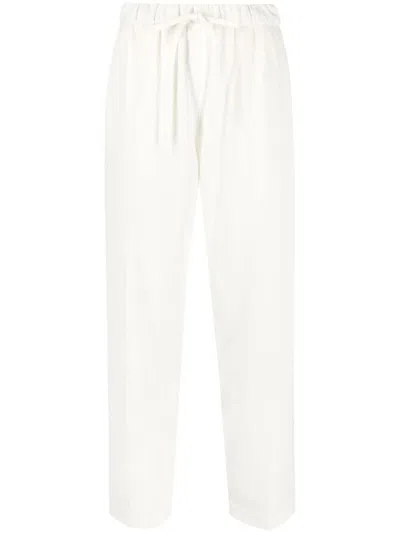 Mm6 Maison Margiela Tailored Trousers In White