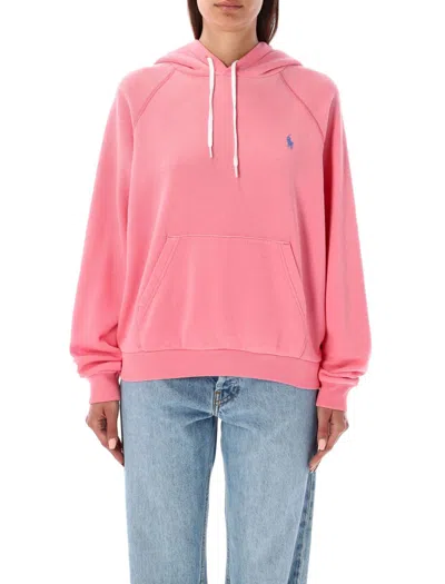 Polo Ralph Lauren Hoodie Washed In Ribbon Pink