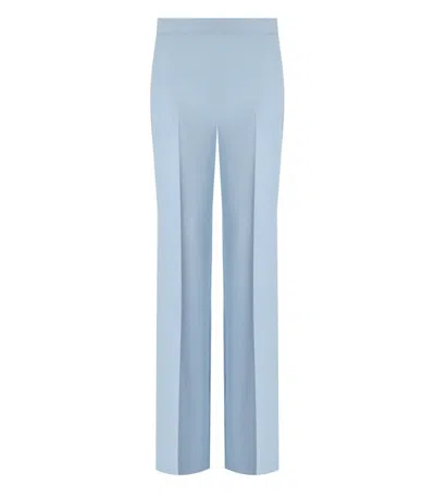 Twinset Light Blue Flare Trousers