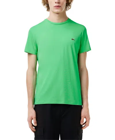 Lacoste Crew Neck Pima Cotton Jersey T-shirt - Xl - 6 In Green