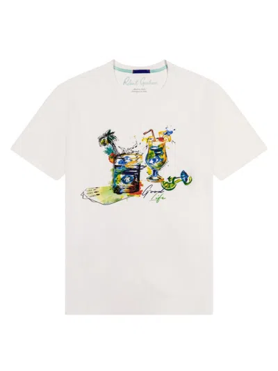 Robert Graham Sips And Spades T-shirt In White