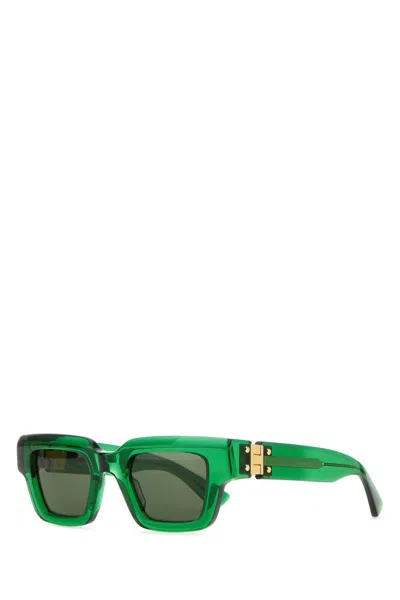 Bottega Veneta Sunglasses In Green
