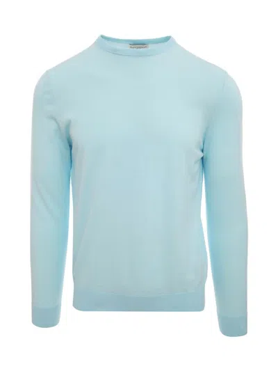 Ballantyne Crew Neck Pullover Clothing In Blue