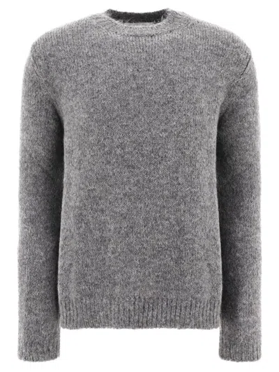 Jil Sander Mélange-effect Sweater In Grey
