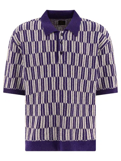 Needles "arrow" Polo Shirt In Purple