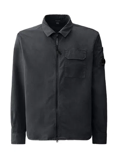 C.p. Company Cp Company Men's Black Cotton Shirt