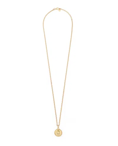 Philipp Plein Gold-tone Ip Stainless Steel 3d $kull Cable Chain 29-1/2" Pendant Necklace