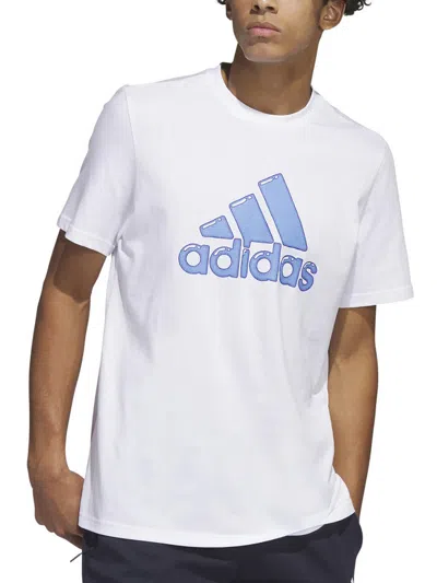 Adidas Originals Mens Adidas Argentina Dna Graphic T-shirt In White