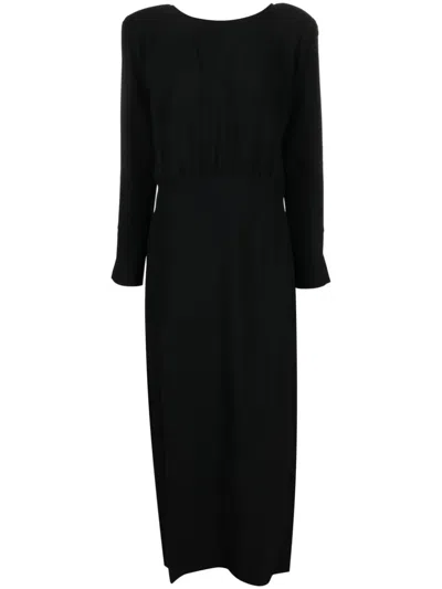 Federica Tosi Dress With Back Neckline In Black